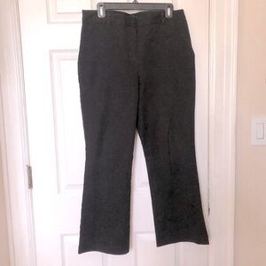 Dress Pants Donna Karan New York Black Label  Light Flare High Waist Cotton 12